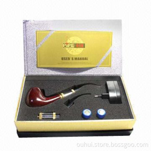 Patent E-cig E-pipe, 618 with replaceable DCT atomizer